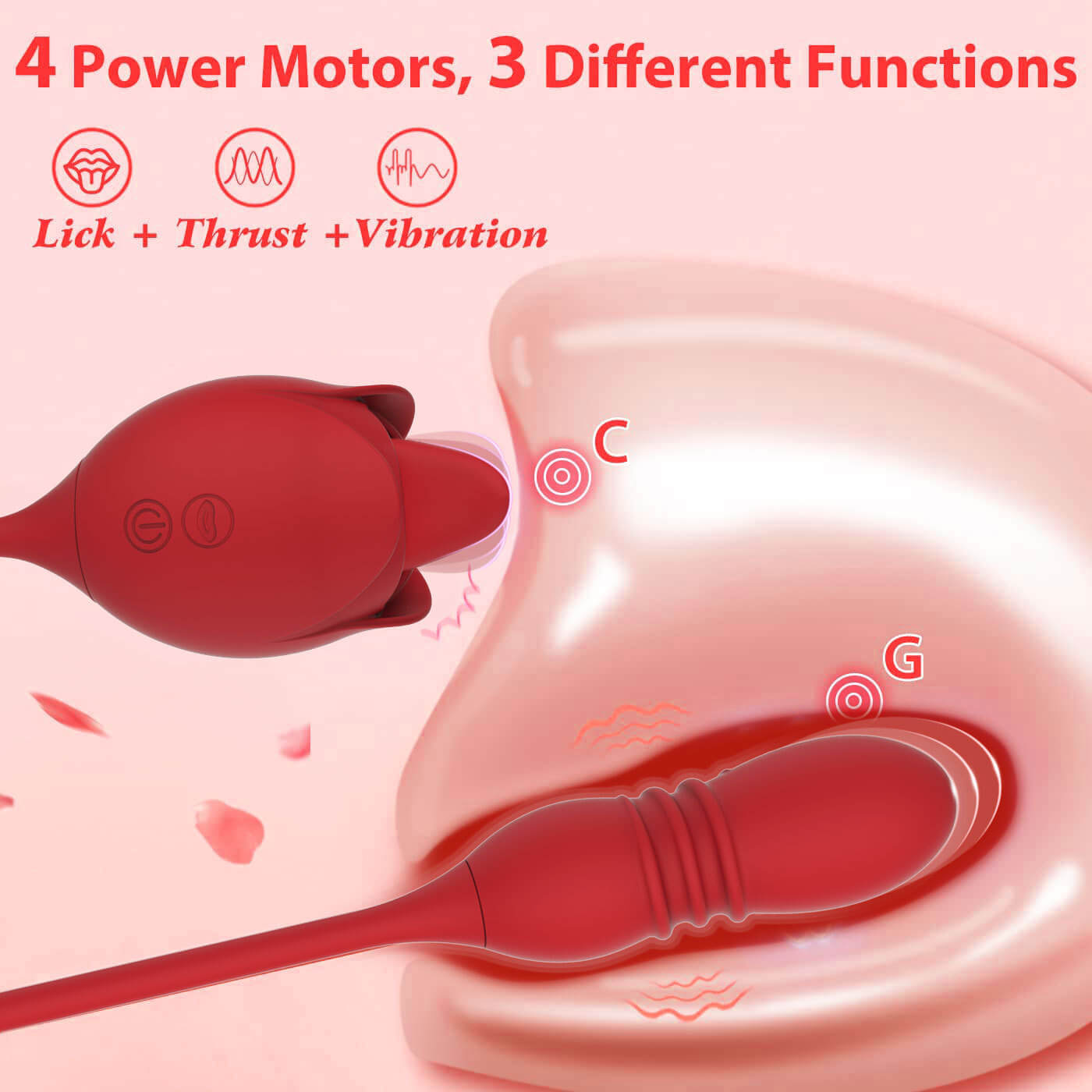 Vibrating Bouncing Rose Toy ootyemo-d914.myshopify.com