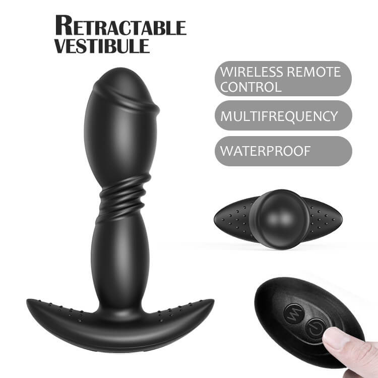 Massager Retractable Anal Plug ootyemo-d914.myshopify.com