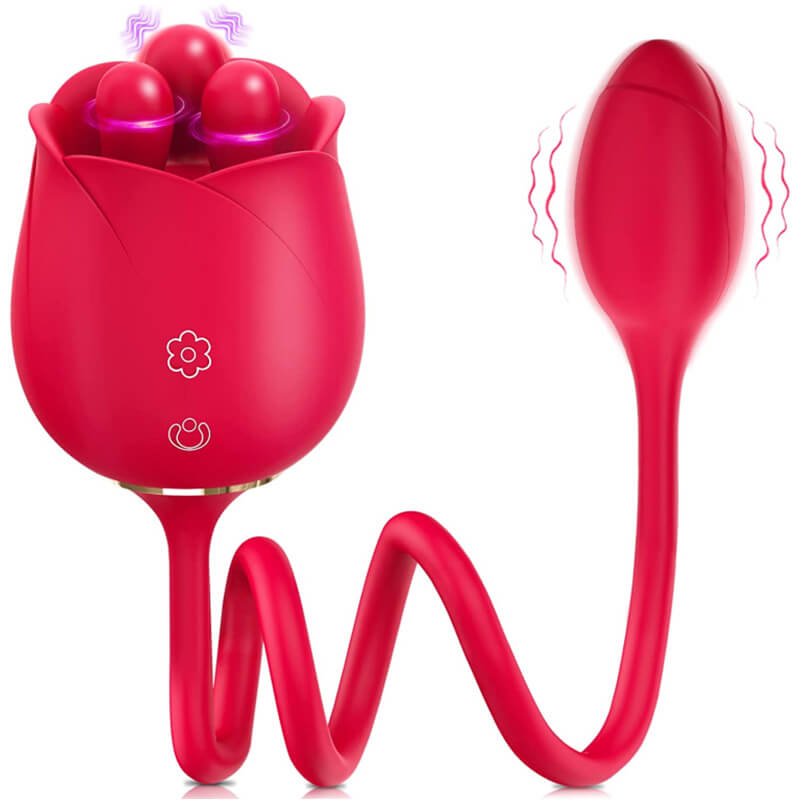 Female Rose Tongue Licking Vibrator ootyemo-d914.myshopify.com