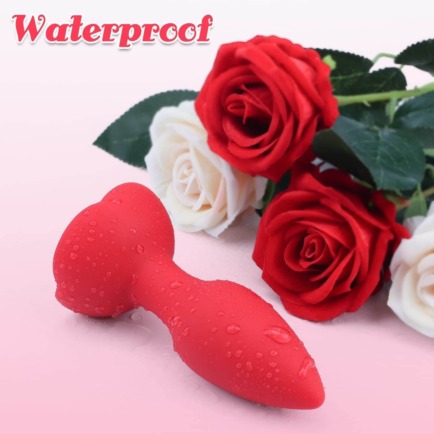 Male Vibrating Butt Plug Rose ootyemo-d914.myshopify.com