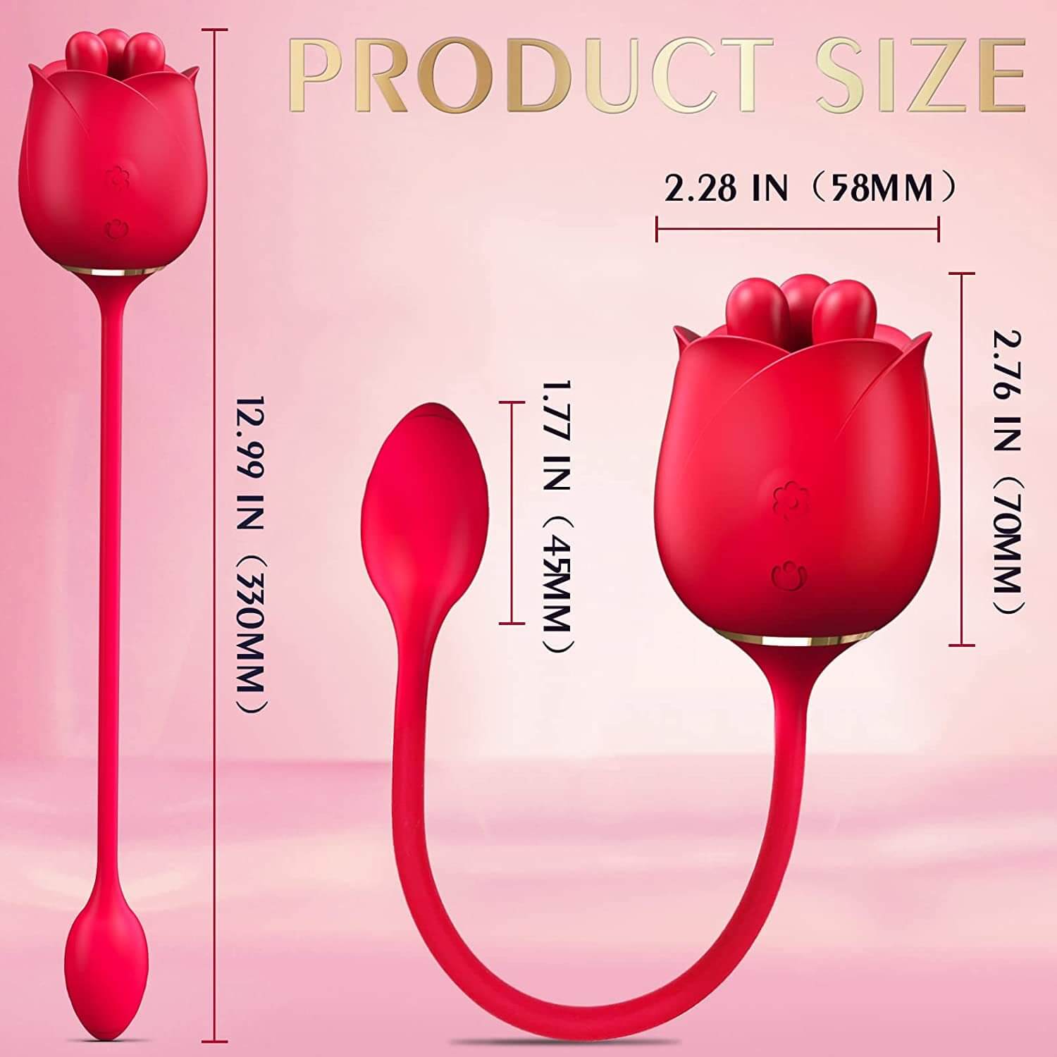 Female Rose Tongue Licking Vibrator ootyemo-d914.myshopify.com