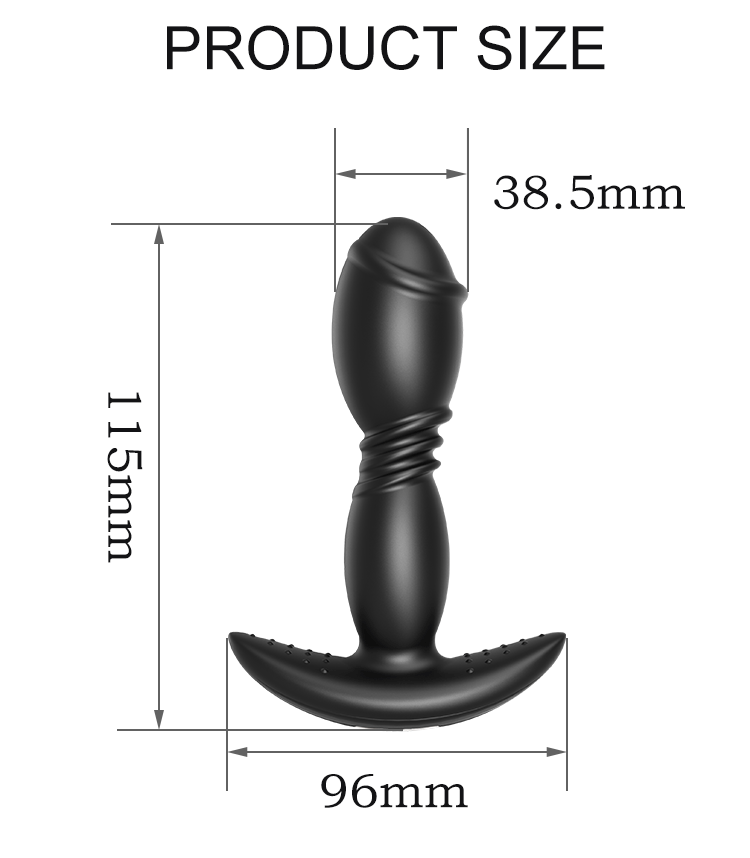 Massager Retractable Anal Plug ootyemo-d914.myshopify.com