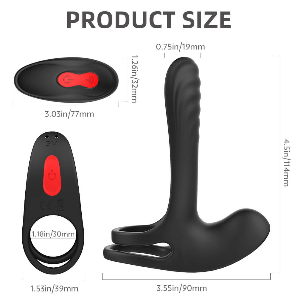 Couples Sharing Vibrating Ring Sex Toys