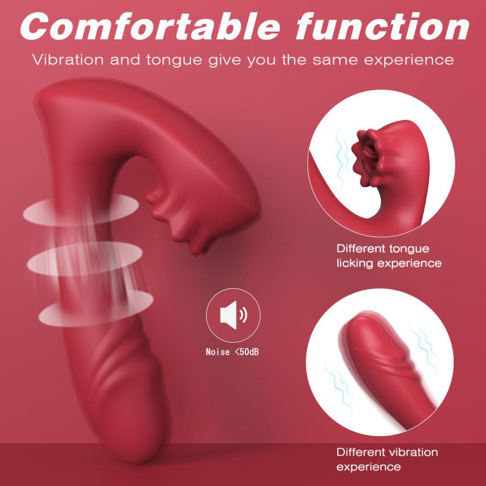 New Wearable Clit Stimulation Vibrating Dildo