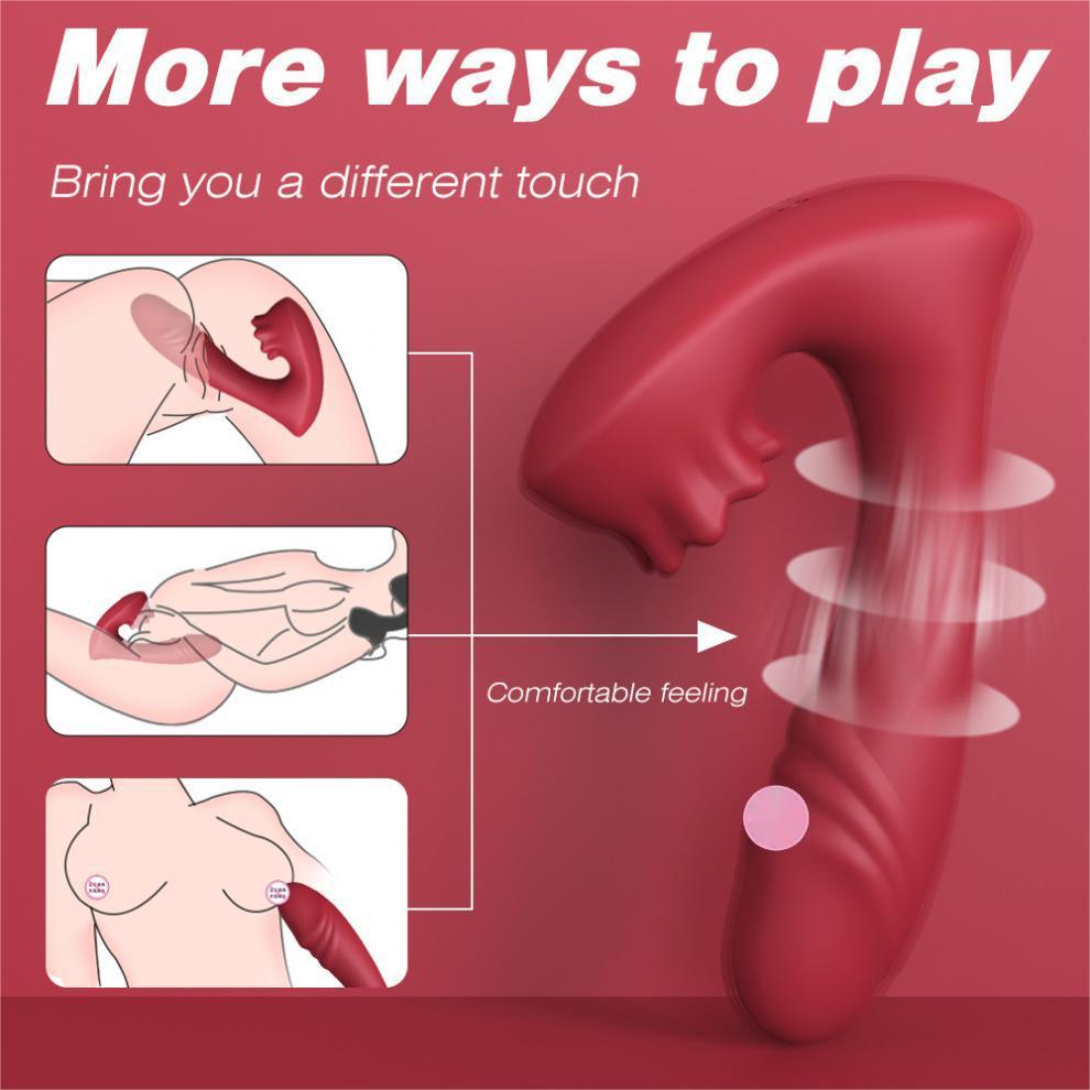 New Wearable Clit Stimulation Vibrating Dildo