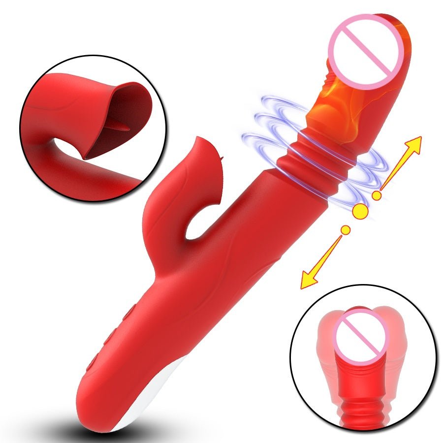 Telescoping Rotating G-spot Stimulator