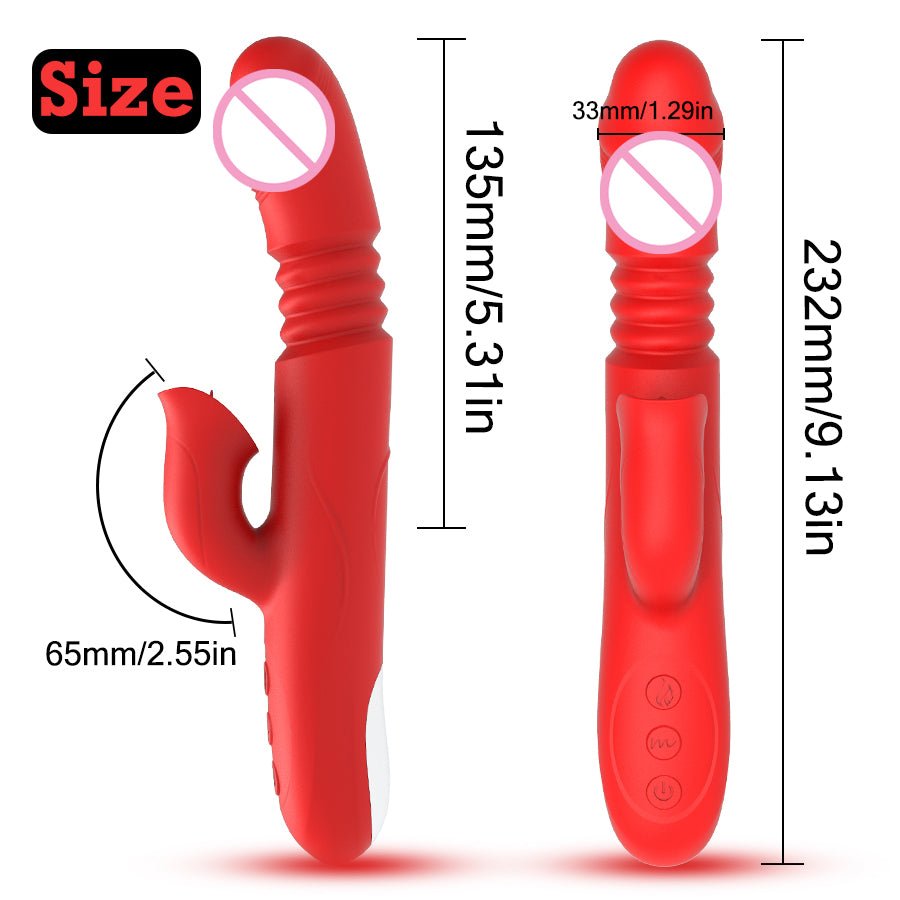 Telescoping Rotating G-spot Stimulator