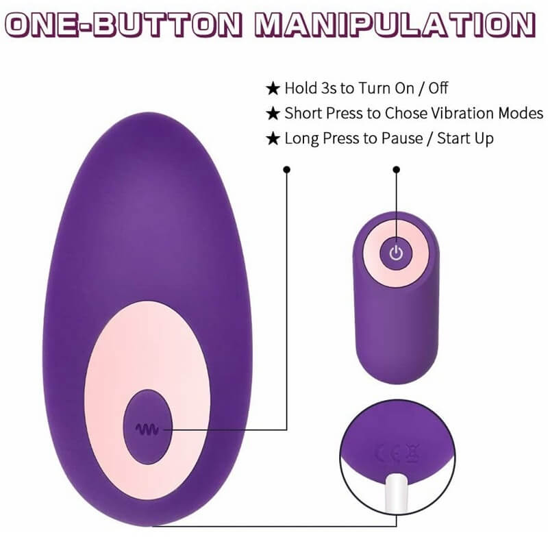 Wireless Wearable Vibrator Purple