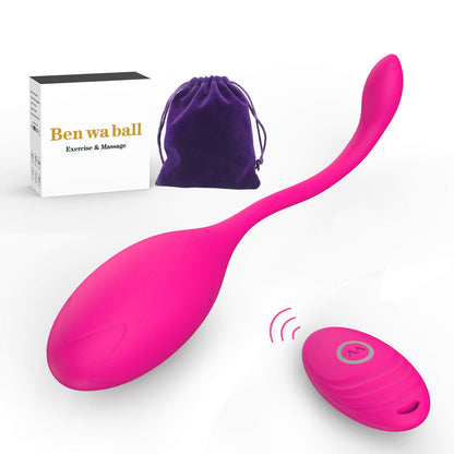 Remote Control Vibrating Egg Massager Rose