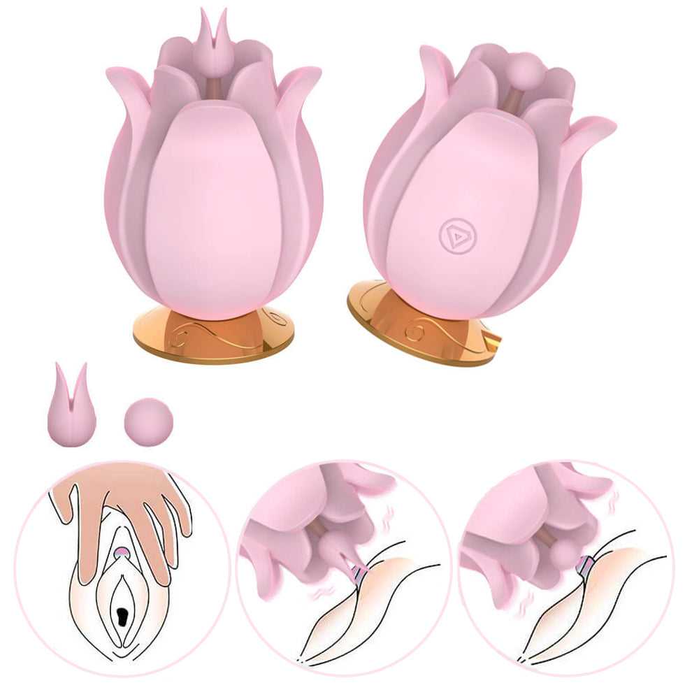 Poppy Multi Frequency Masturbation Massager Pink