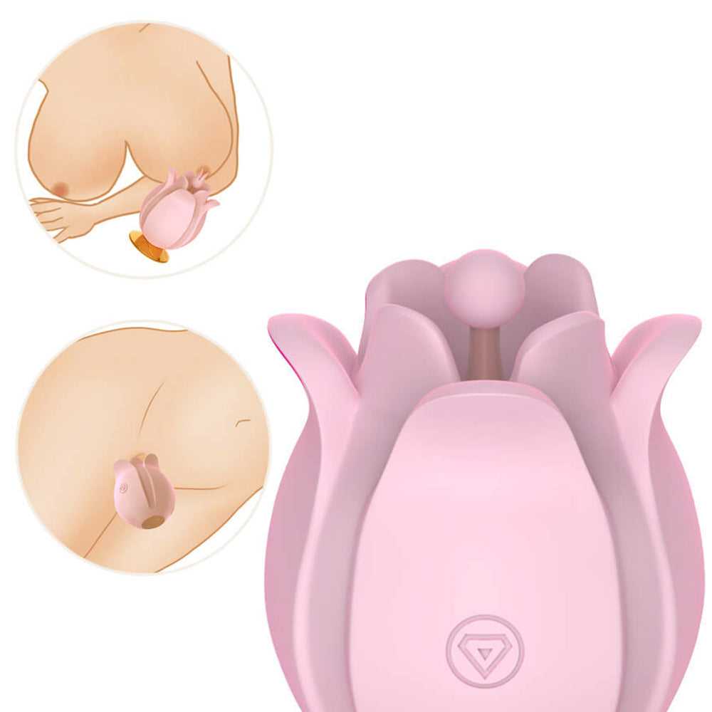 Poppy Multi Frequency Masturbation Massager Pink