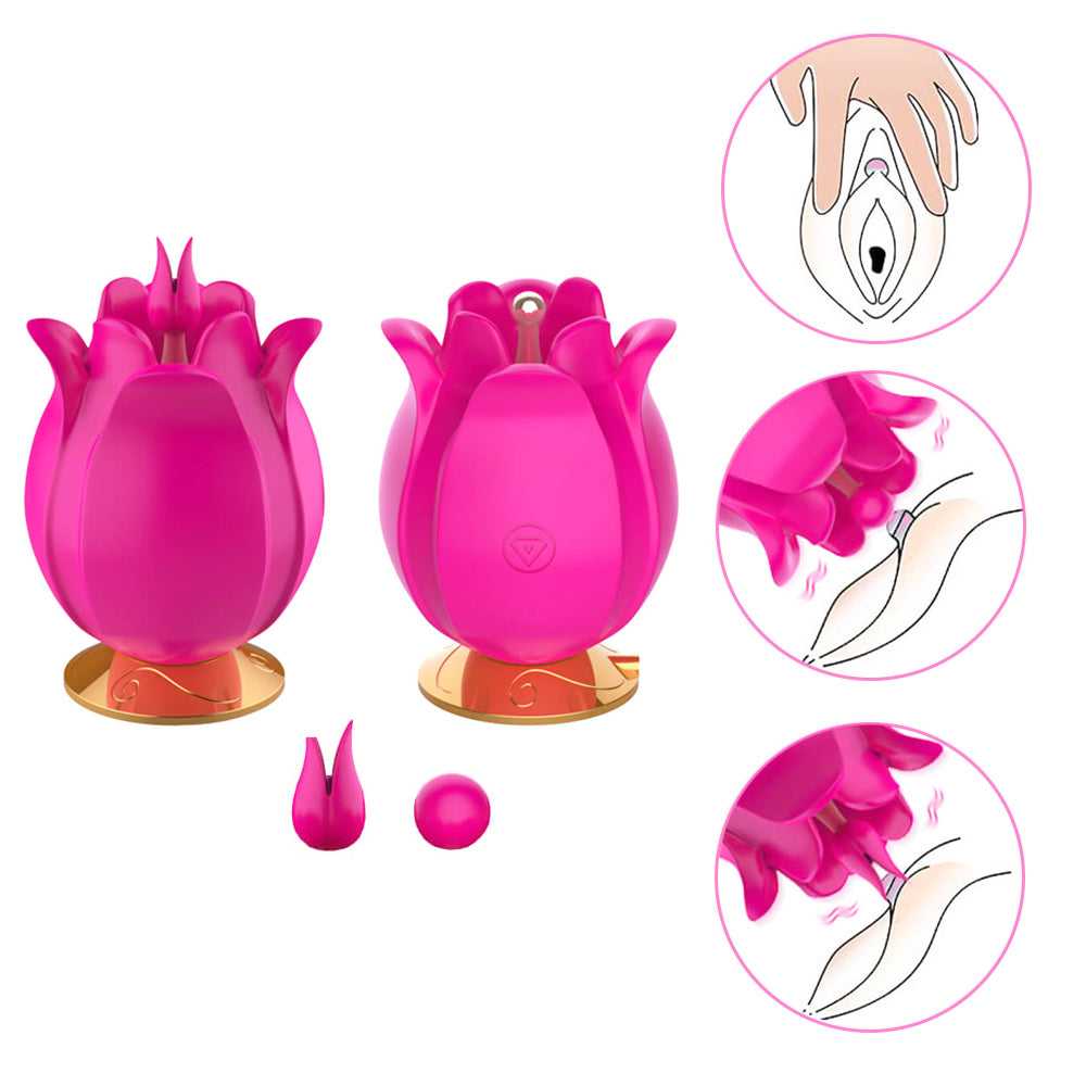 Poppy Multi Frequency Masturbation Massager Pink